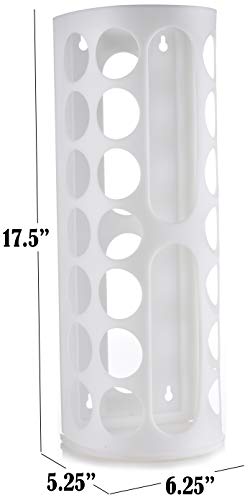 Grocery Bag Storage Holder - Large Bag Dispenser will Neatly Store Plastic Shopping Bags and Keep them Handy for Reuse. Access Holes Make Adding or Retrieving Bags Simple and Convenient. (2-Pack)