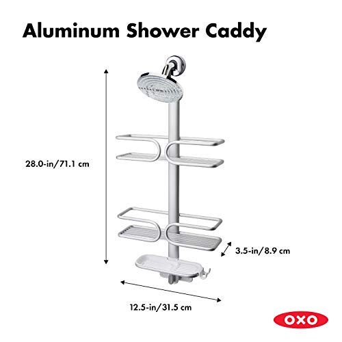 OXO Good Grips 2 Tier Aluminum Shower Caddy