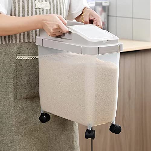 Grain Rice Airtight Storage Container Cereal Dry Food Flour Bin